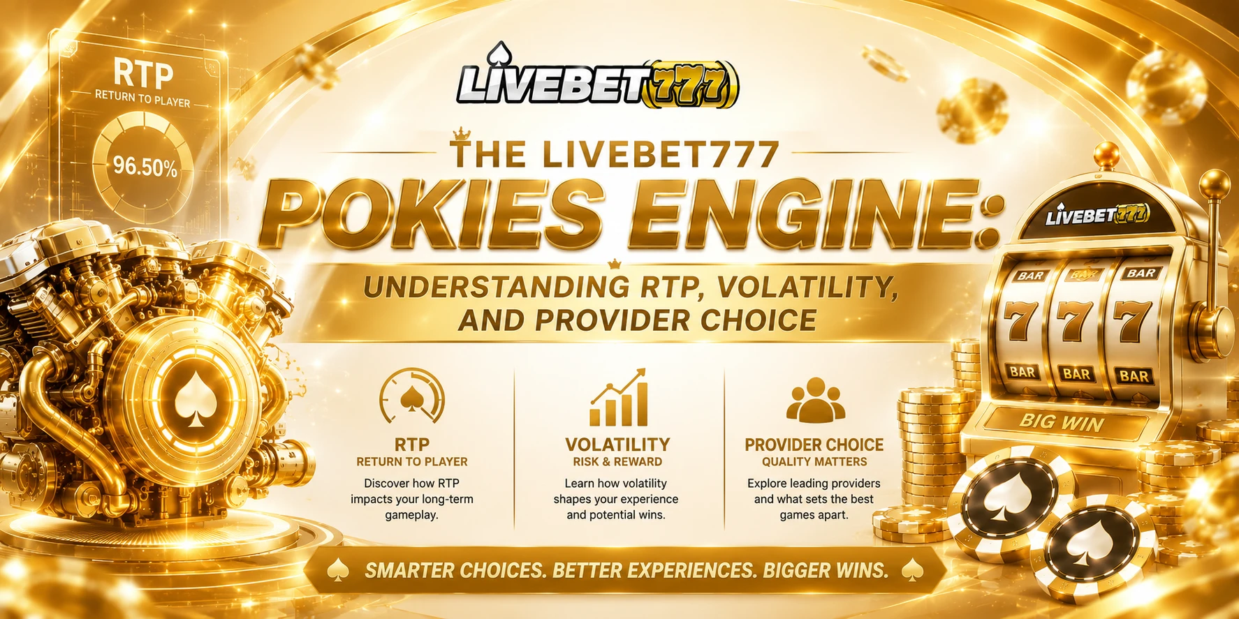 LIVEBET777 RTP volatility pokies guide