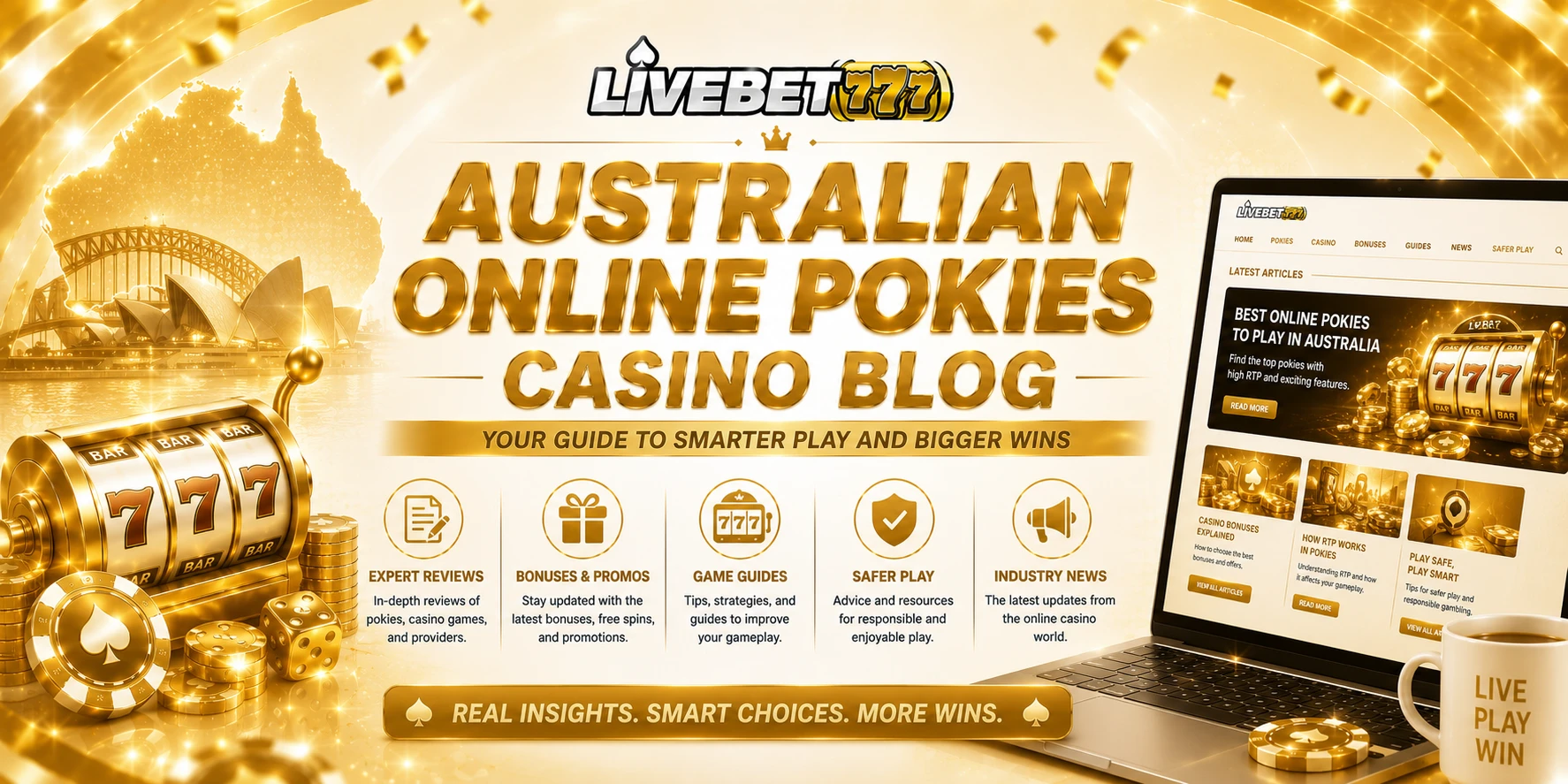 LIVEBET777 Australian online pokies casino blog