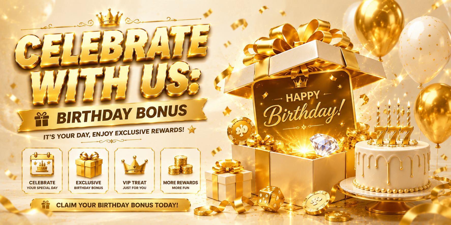 Livebet777 birthday bonus