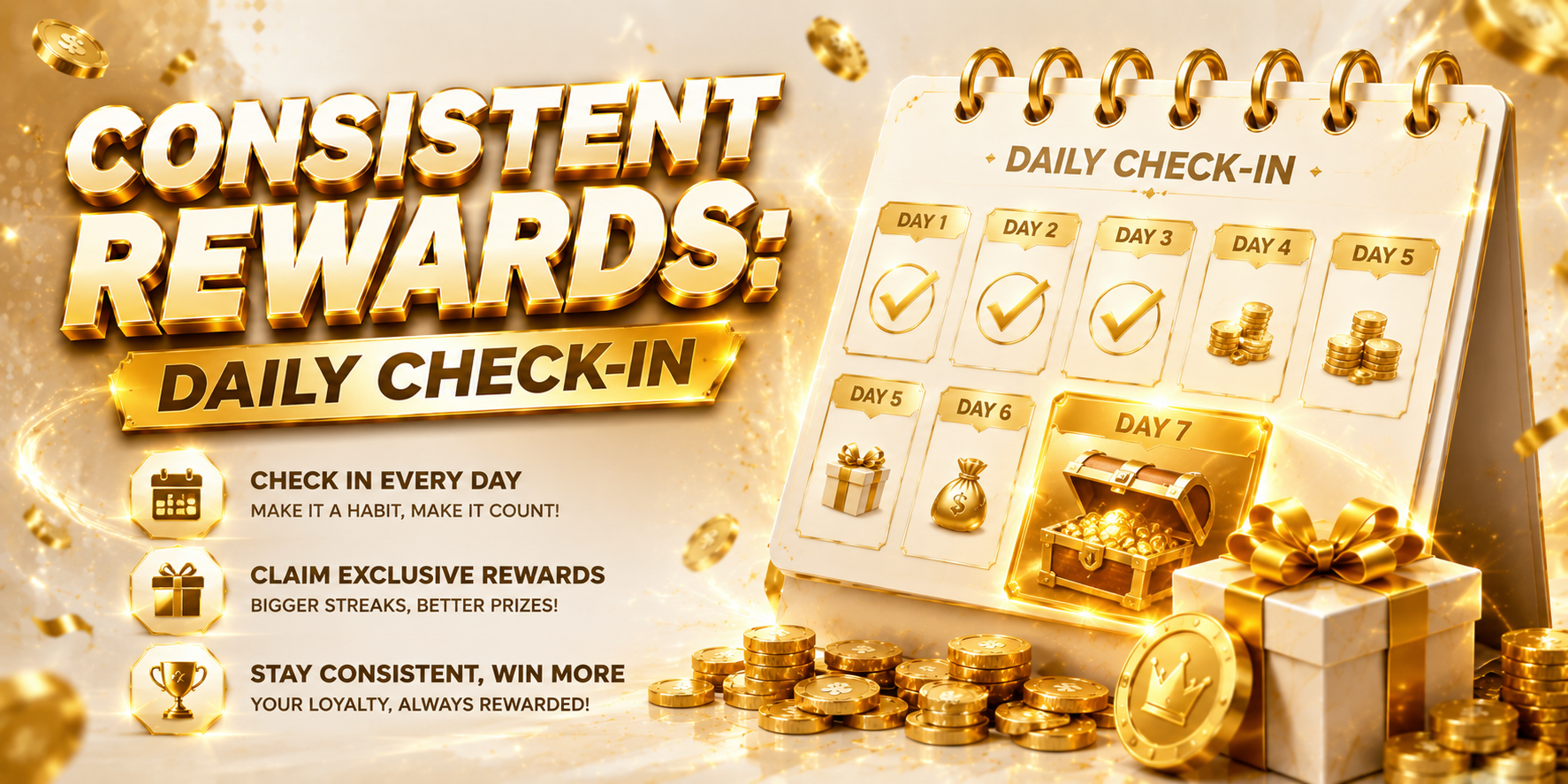 Livebet777 daily check-in promotion